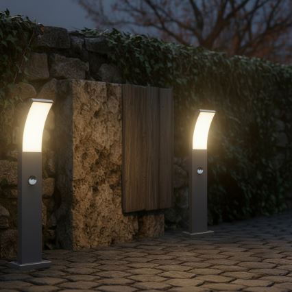 Brilagi - Світлодіодний зовнішній світильник з датчиком ARCELO LED/9 Вт/230 В 50 см IP44