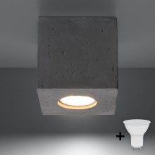 Brilagi -  Світлодіодний точковий світильник MURO 1xGU10/7W/230V бетон