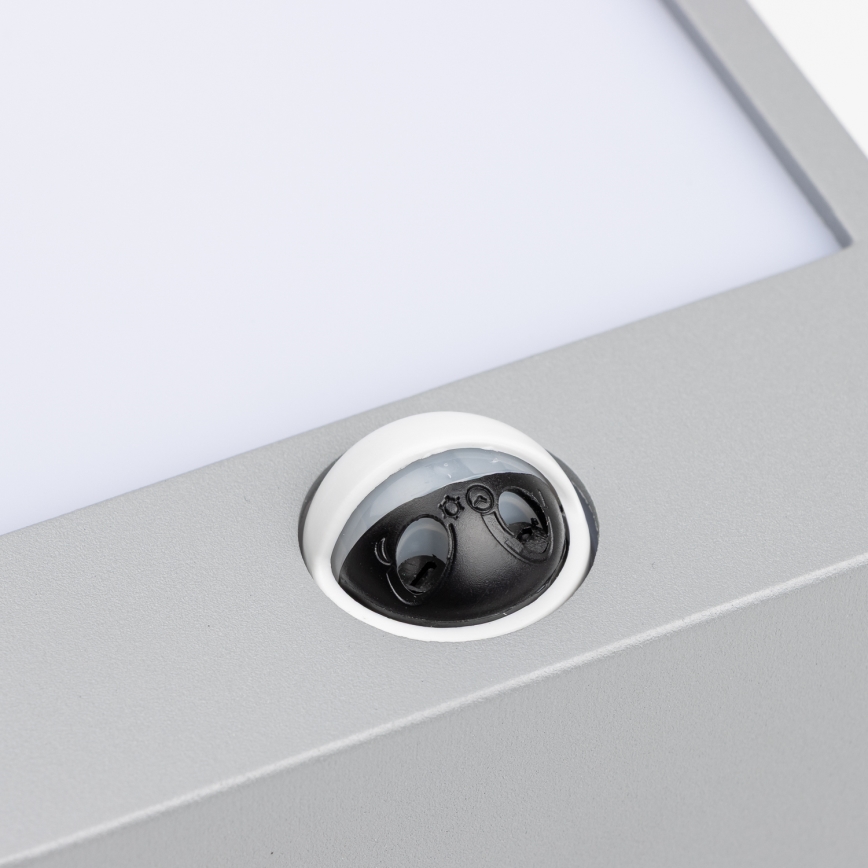 Brilagi - Светильник уличный настенный с датчиком TERNI LED/12W/230V серый IP44