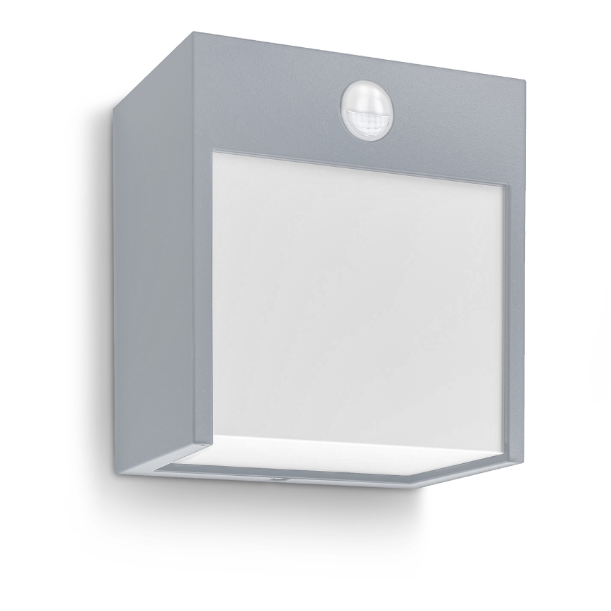 Brilagi - Светильник уличный настенный с датчиком TERNI LED/12W/230V серый IP44