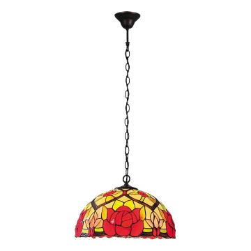 Brilagi - Tiffany вітражна люстра на ланцюгу GARLAN 2xE27/60W/230V