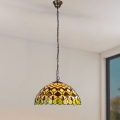 Brilagi - Tiffany вітражна люстра на ланцюзі MARGARET 2xE27/60W/230V