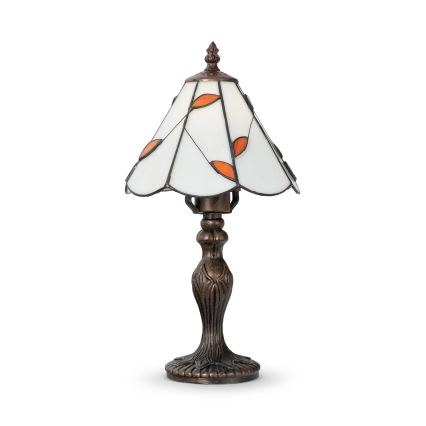 Brilagi - Tiffany вітражна настільна лампа FOLIA 1xE27/60W/230V
