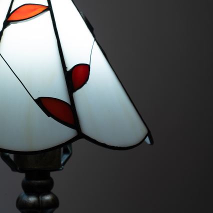 Brilagi - Tiffany вітражна настільна лампа FOLIA 1xE27/60W/230V
