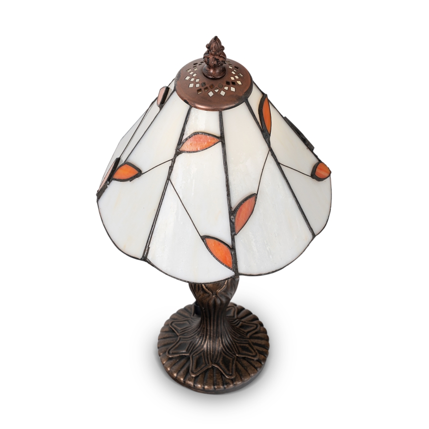 Brilagi - Tiffany вітражна настільна лампа FOLIA 1xE27/60W/230V
