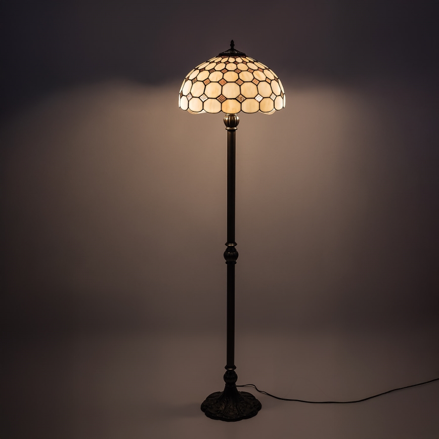 BRILAGI - Tiffany вітражна підлогова лампа DORAN 2xE27/60W/230V