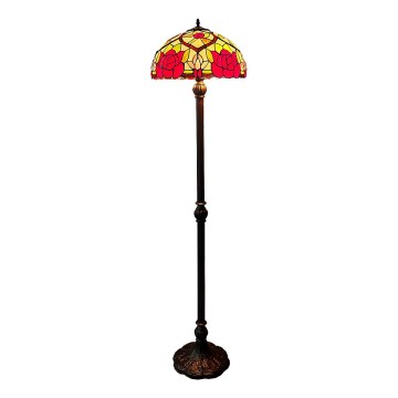 Brilagi - Tiffany вітражна підлогова лампа GARLAN 2xE27/60W/230V