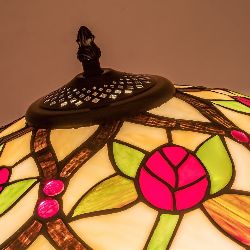 Brilagi - Tiffany вітражна підлогова лампа GARLAN 2xE27/60W/230V