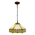 BRILAGI - Tiffany витражная люстра на цепи EMERALD 1xE27/60W/230V диам. 40 см