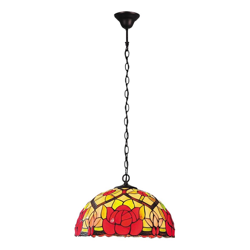 Brilagi - Tiffany витражная люстра на цепи GARLAN 2xE27/60W/230V