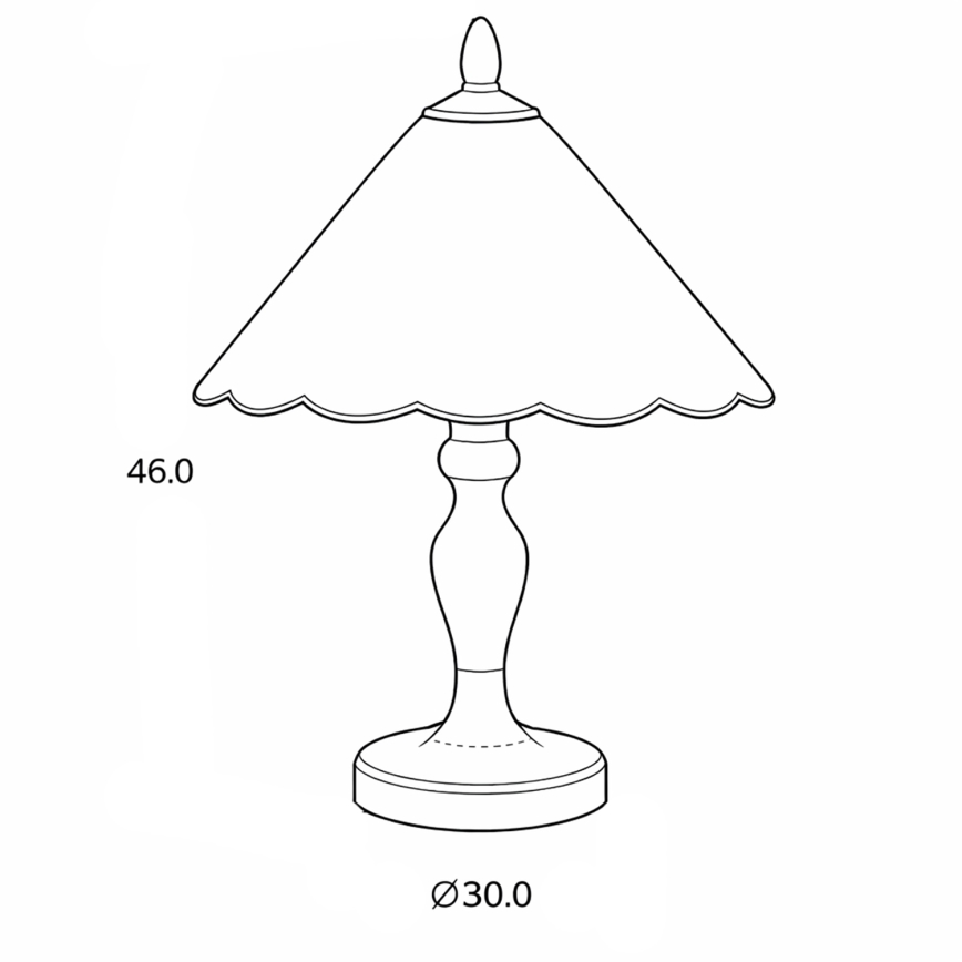 Brilagi - Tiffany витражная настольная лампа FOLIA 1xE27/60W/230V