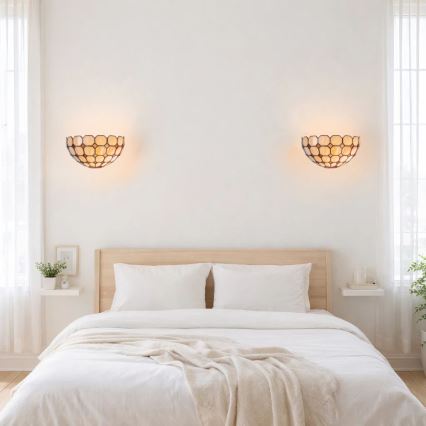 Brilagi - Tiffany вітражний настінний світильник DORAN 1xE14/40W/230V