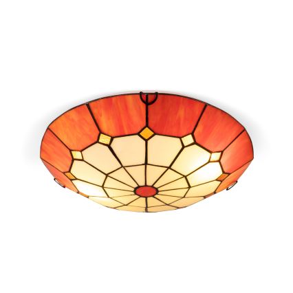 Brilagi - Tiffany-вітражний стельовий світильник SIENNA 2xE27/60W/230V діам. 40 см