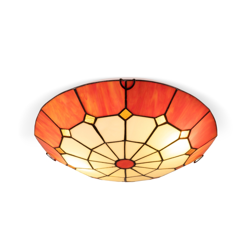 Brilagi - Tiffany-вітражний стельовий світильник SIENNA 2xE27/60W/230V діам. 40 см