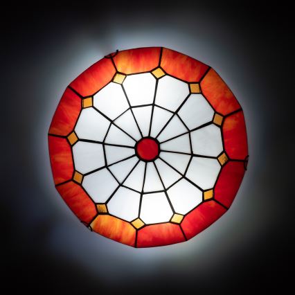 Brilagi - Tiffany-вітражний стельовий світильник SIENNA 2xE27/60W/230V діам. 40 см