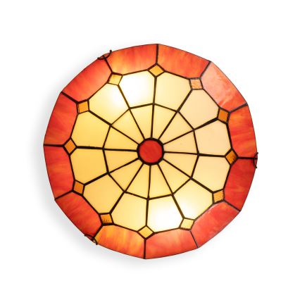 Brilagi - Tiffany-вітражний стельовий світильник SIENNA 2xE27/60W/230V діам. 40 см