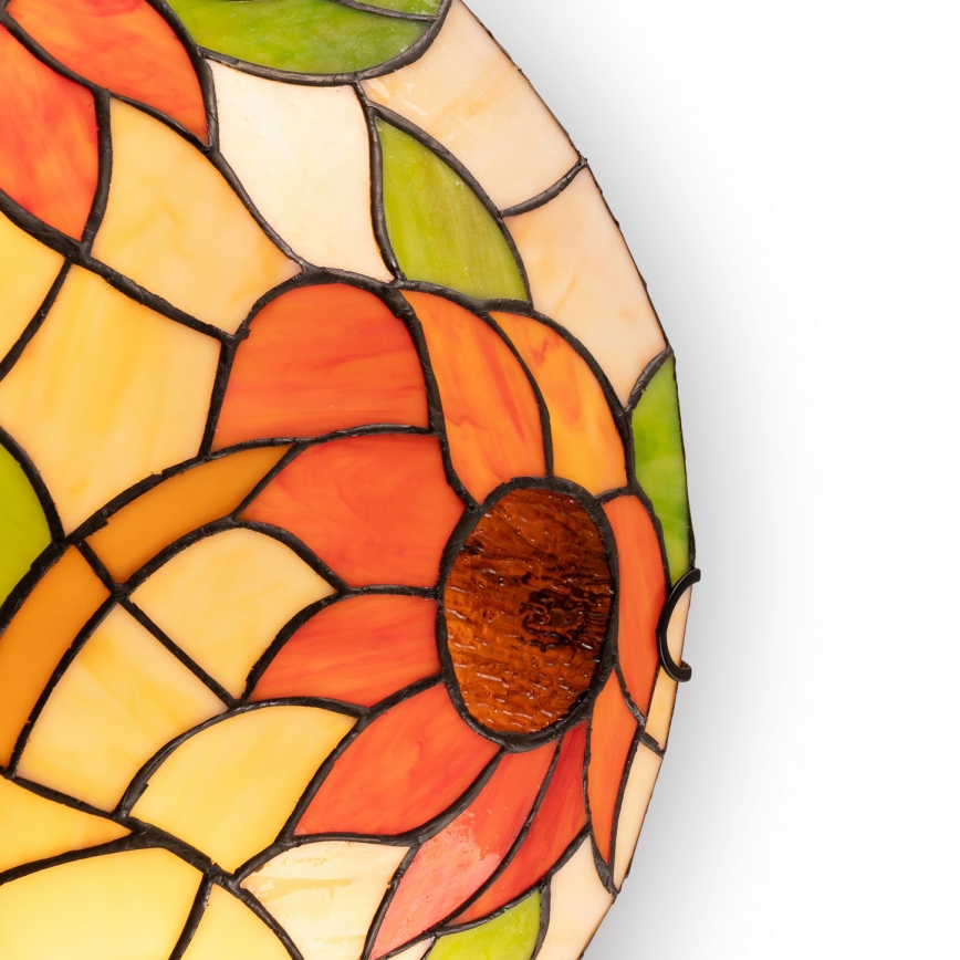Brilagi - Tiffany вітражний стельовий світильник SUNFLOWER 2xE27/60W/230V діаметр 40 см