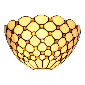 BRILAGI - Tiffany витражный настенный светильник IVORY SMOOTH 1xE14/40W/230V