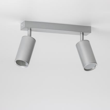 Brilagi - Точечный светильник для ванной комнаты SELE 2xGU10/30W/230V IP44 серебристый