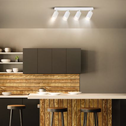 Brilagi - Точечный светильник для ванной комнаты SELE 4xGU10/30W/230V IP44 белый