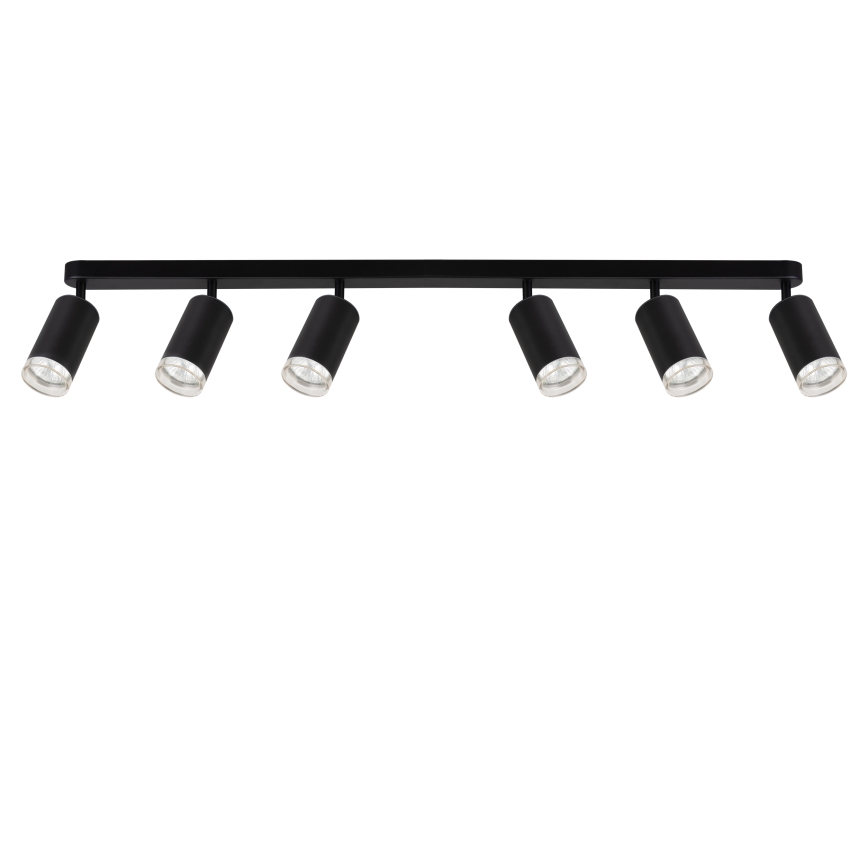 Brilagi - Точечный светильник для ванной комнаты SELE 6xGU10/30W/230V IP44 черный