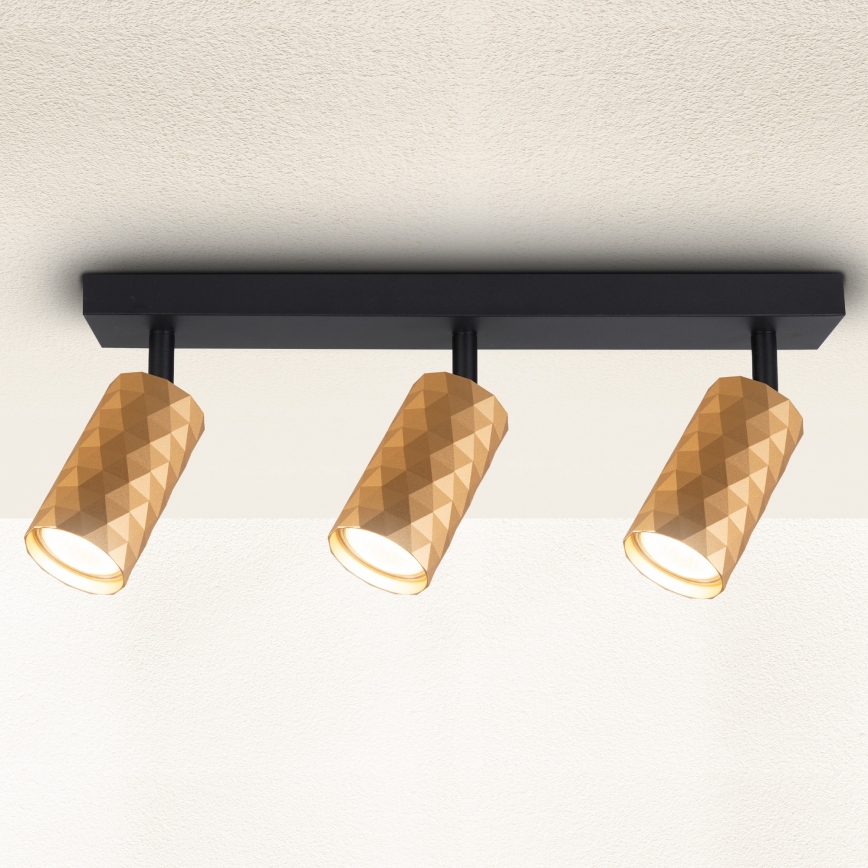 Brilagi - Точечный светильник SELE DIAMANT 3xGU10/30W/230V золотой