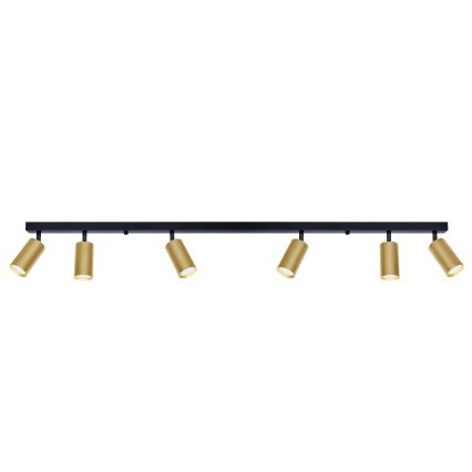 Brilagi - Точечный светильник SELE GOLDEN 6xGU10/30W/230V черный/золотистый