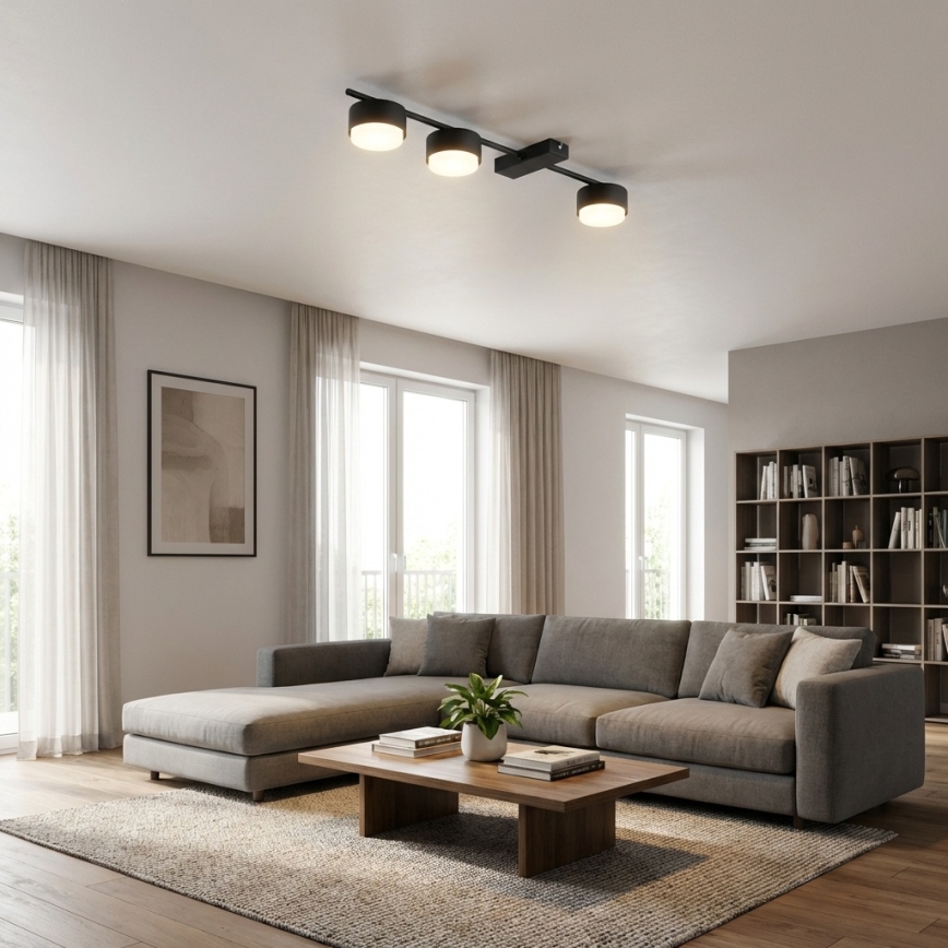 Brilagi - Точечный светильник 3xGX53/12W/230V черный