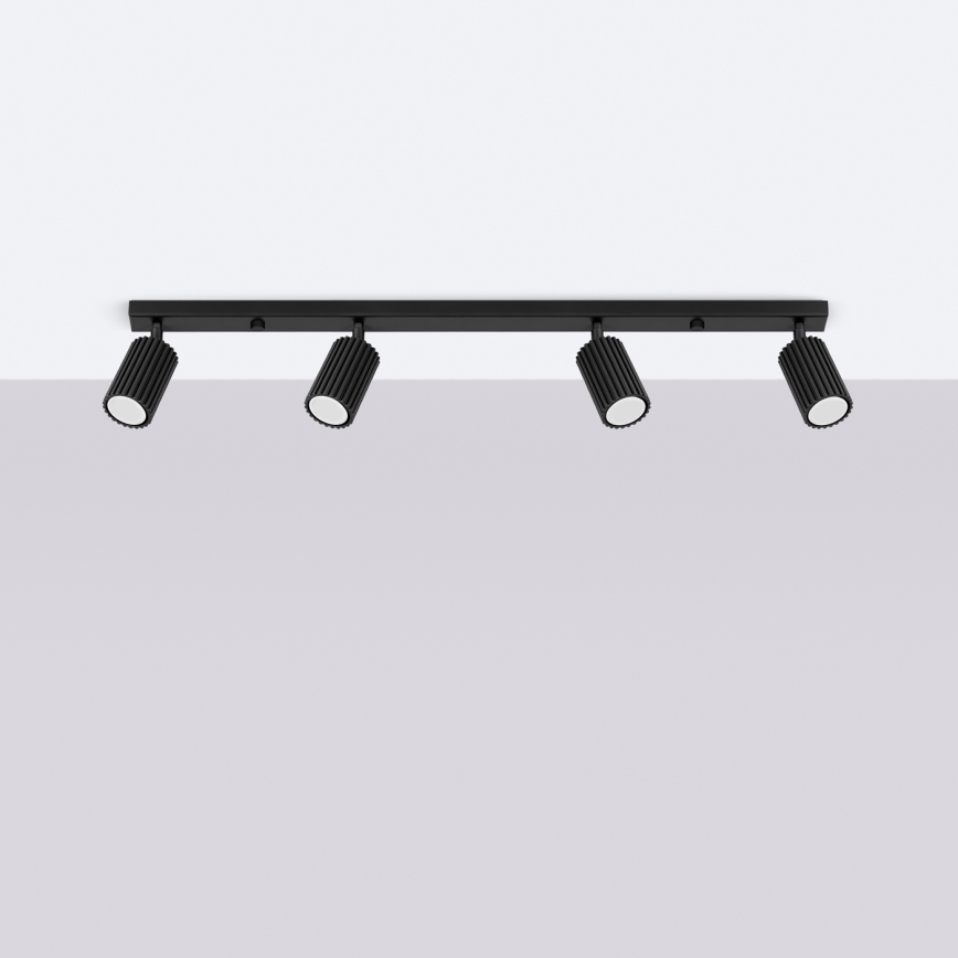 Brilagi - Точечный светильник CRESTO 4xGU10/10W/230V черный