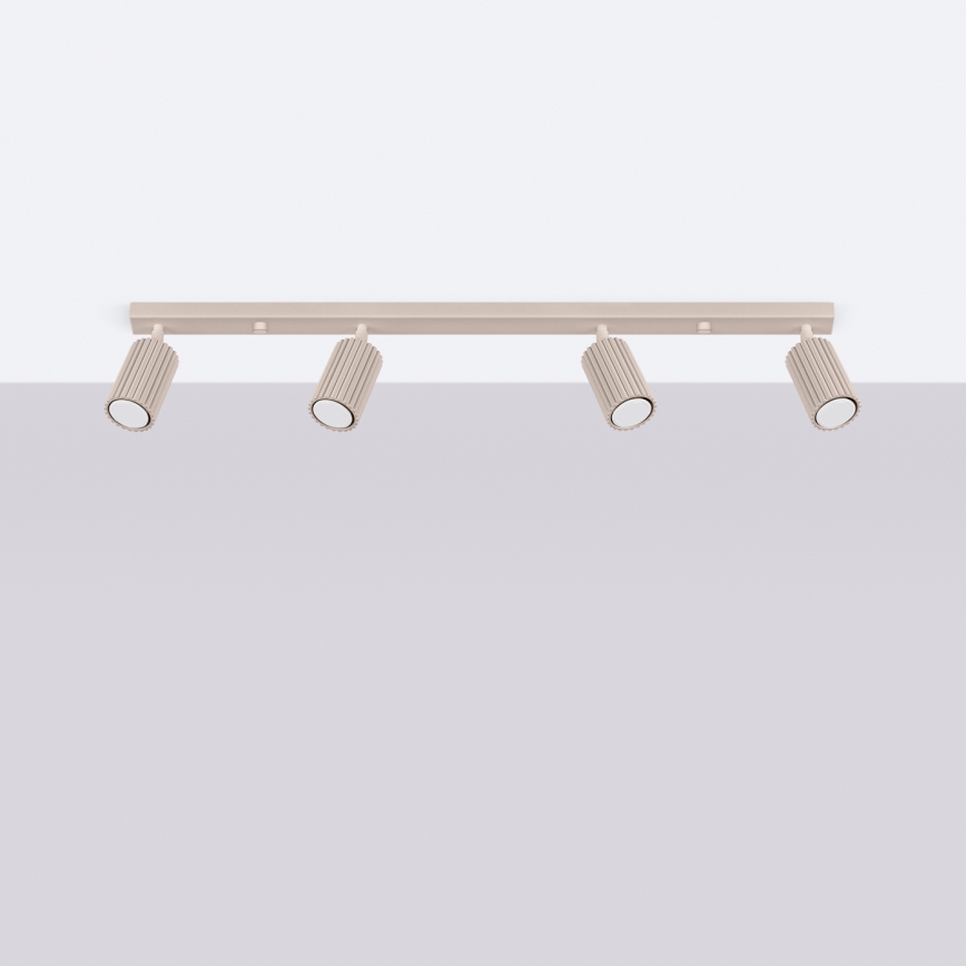 Brilagi - Точечный светильник CRESTO 4xGU10/10W/230V серо-коричневый