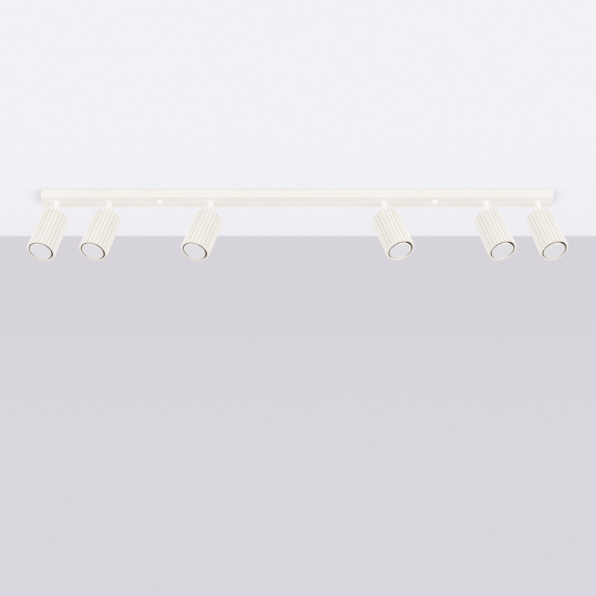 Brilagi - Точечный светильник CRESTO 6xGU10/10W/230V кремовый