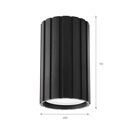 Brilagi - Точечный светильник CRISPINA 1xGU10/10W/230V 10 см черный