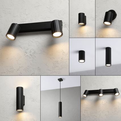 Brilagi - Точечный светильник CRISPINA 2xGU10/10Вт/230В черный