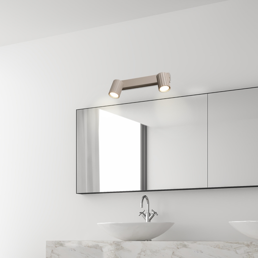 Brilagi - Точечный светильник CRISPINA 2xGU10/10W/230V бежевый