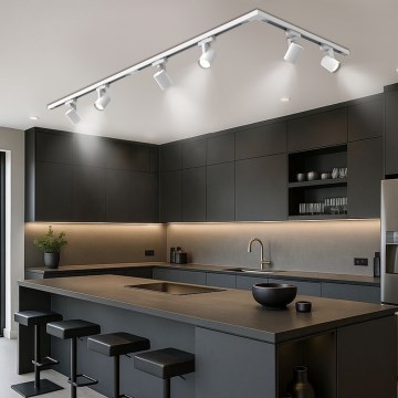 Brilagi - Точечный светильник для шинной системы HUSKY 6xGU10/10W/230V белый