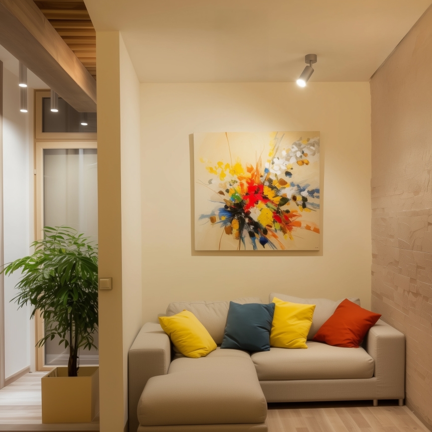 Brilagi - Точечный светильник для ванной комнаты SELE 1xGU10/30W/230V IP44 серебристый