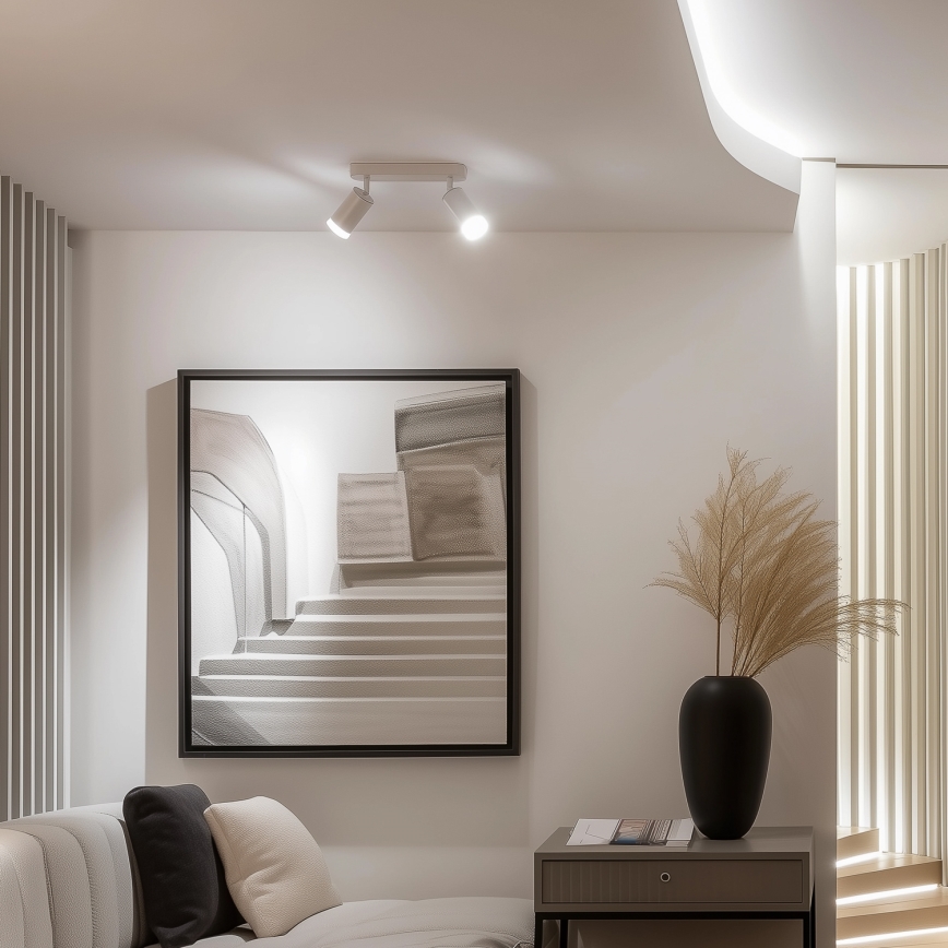 Brilagi - Точечный светильник для ванной комнаты SELE 2xGU10/30W/230V IP44 белый