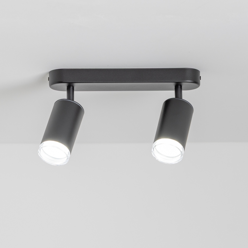 Brilagi - Точечный светильник для ванной комнаты SELE 2xGU10/30W/230V IP44 черный