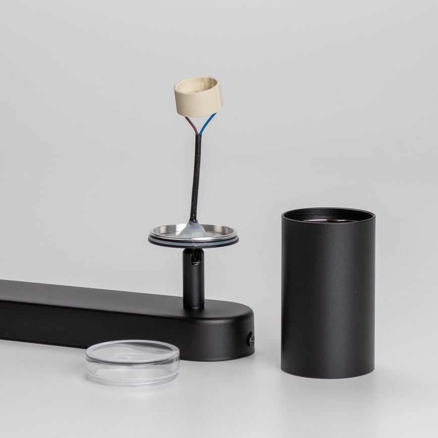 Brilagi - Точечный светильник для ванной комнаты SELE 2xGU10/30W/230V IP44 черный