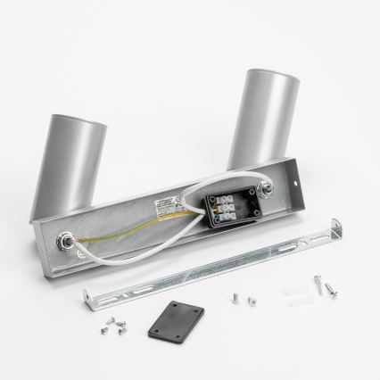 Brilagi - Точечный светильник для ванной комнаты SELE 2xGU10/30W/230V IP44 серебристый