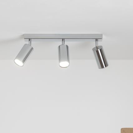 Brilagi - Точечный светильник для ванной комнаты SELE 3xGU10/30W/230V IP44 блестящий хром