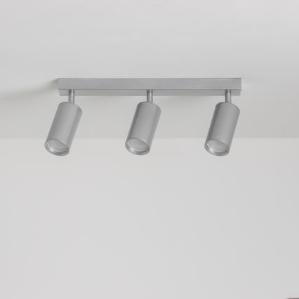 Brilagi - Точечный светильник для ванной комнаты SELE 3xGU10/30W/230V IP44 серебристый