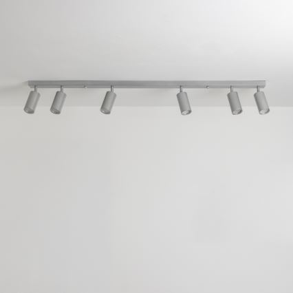 Brilagi - Точечный светильник для ванной комнаты SELE 6xGU10/30W/230V IP44 серебристый