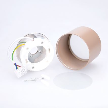 BRILAGI - Точечный светильник для ванной комнаты SMOOTH 1xGX53/15W/230V 60x82 mm бежевый IP54