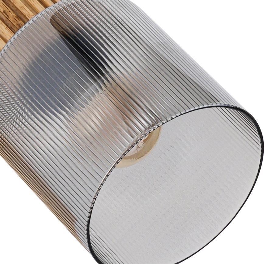 Brilagi - Точечный светильник HYGGE 2xE14/15W/230V дерево/дымчатый