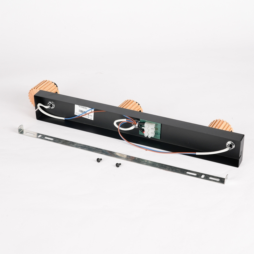 Brilagi - Точечный светильник HYGGE 3xE14/15W/230V черный/дымчатый