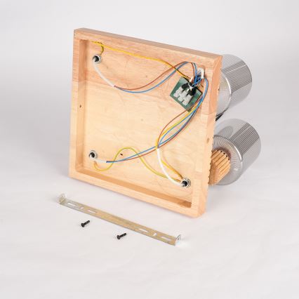 Brilagi - Точечный светильник HYGGE 4xE14/15W/230V дерево/дымчатый