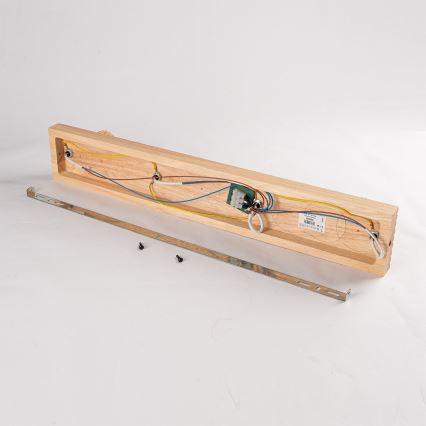 Brilagi - Точечный светильник HYGGE 4xE14/15W/230V каучуковое дерево/дымчатое