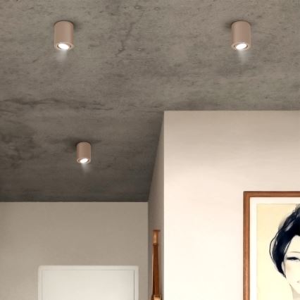 Brilagi - точечный светильник MIA 1xGU10/30W/230V 100x80 мм, бежевый