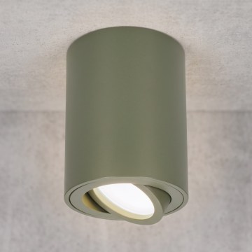BRILAGI - Точечный светильник MIA 1xGU10/30W/230V 100x80 mm тёмно-зелёный
